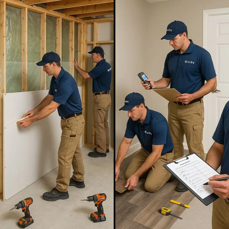 Repairs and Reconstruction process in East Hampton, VA