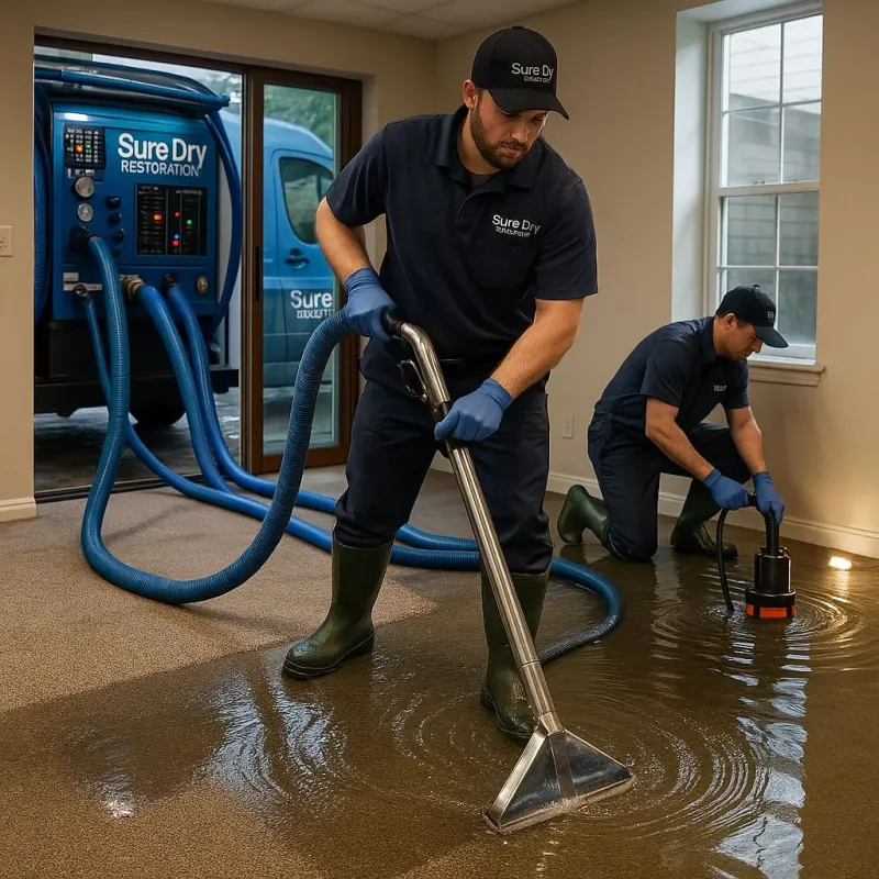 Water Extraction and Removal process in East Hampton, VA